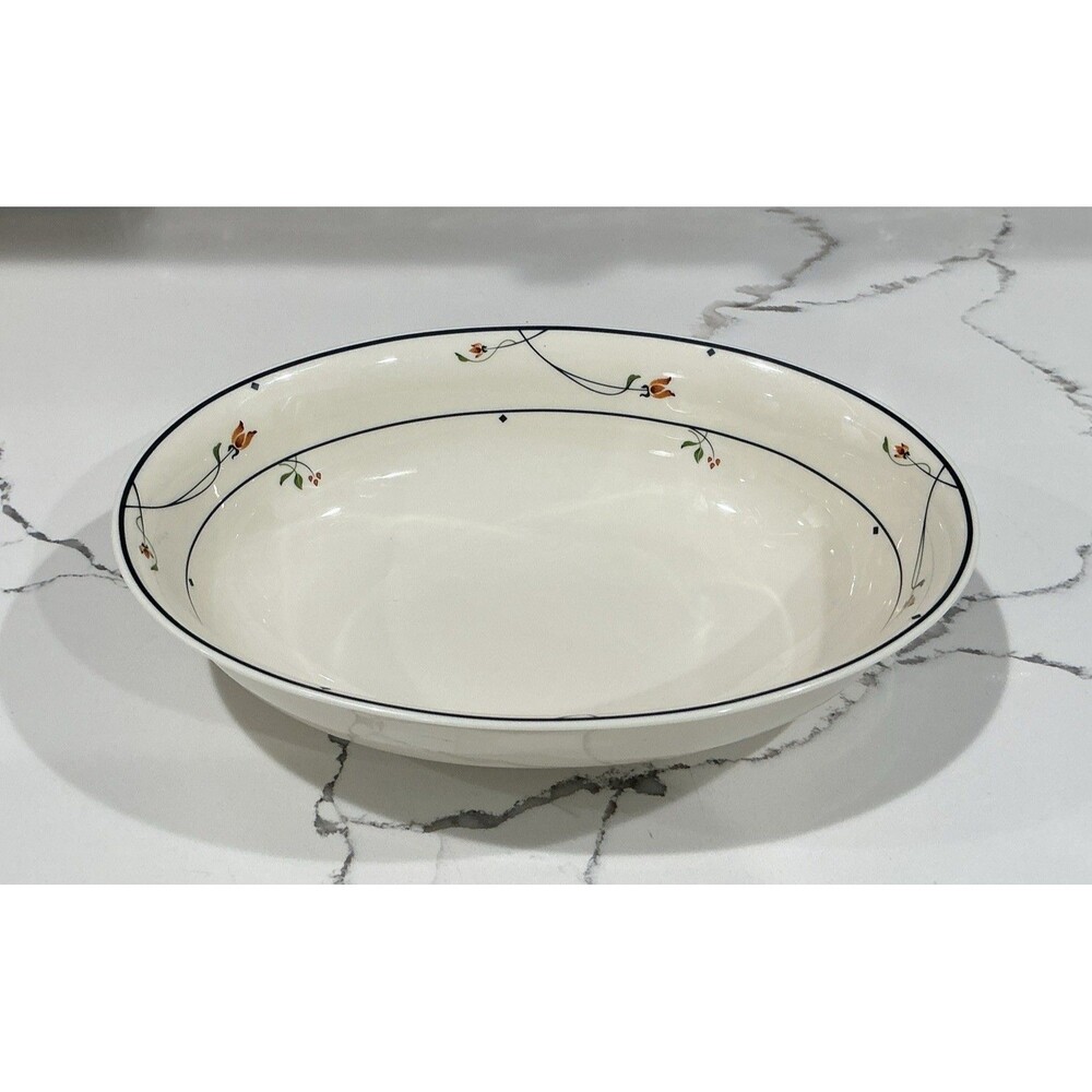 Vintage Gorham ARIANA Oval Serving Bowl Town & Country Collection USA 9.25”